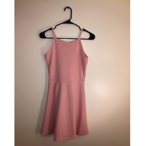 Pale Pink Halter Dress 💋